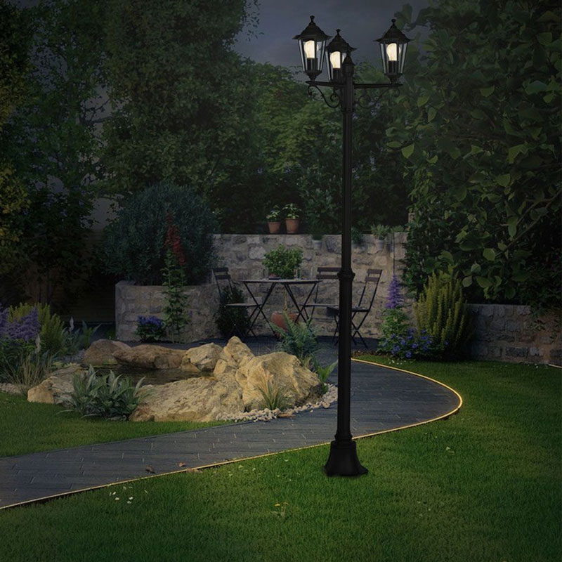 چراغ سرلوله برای نورپردازی باغ