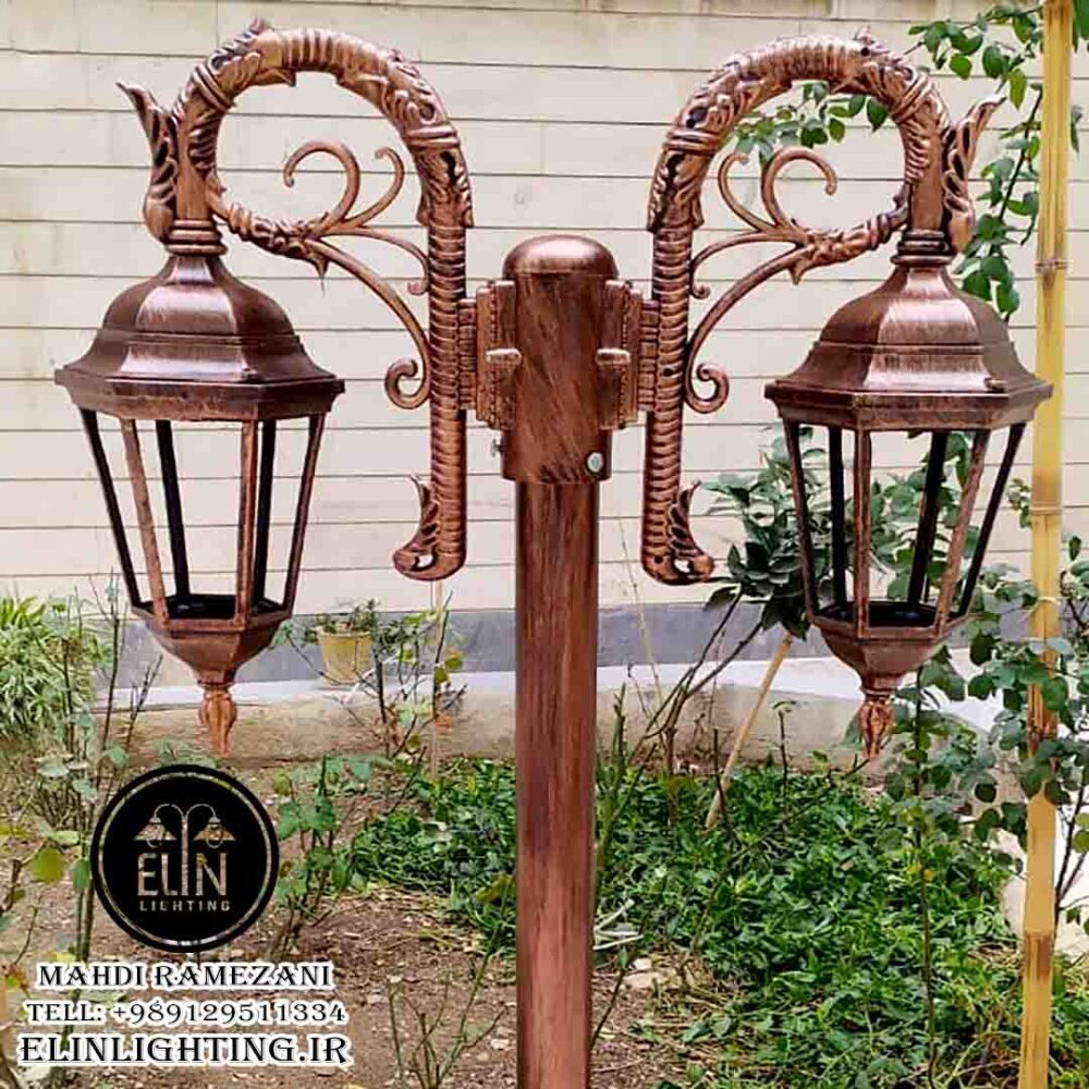 دو شعله رومی صنایع روشنایی و بازرگانی الین