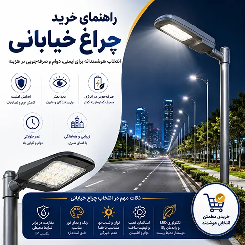 راهنمای خرید چراغ خیابانی