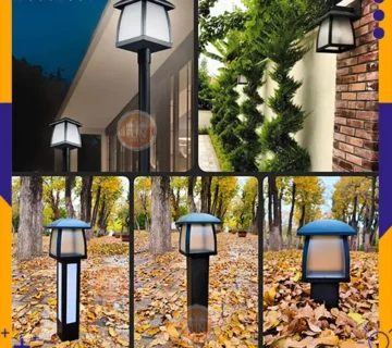 چراغ باغی مدرن فلزی