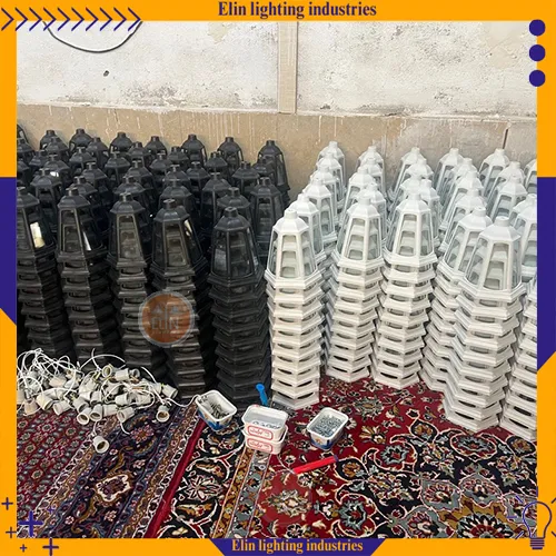 مونتاژ چراغ باغی