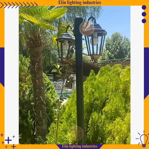 چراغ باغی فلزی