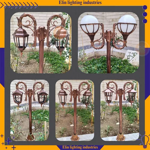 چراغ چمنی پلاستیکی