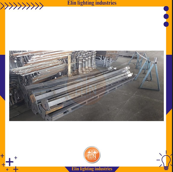 روش تبدیل پایه چراغ خیابانی لوله‌ای به دکوراتیو